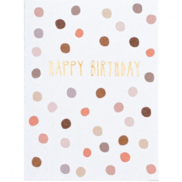 Мини картичка Happy Birthday