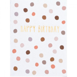 Мини картичка Happy Birthday