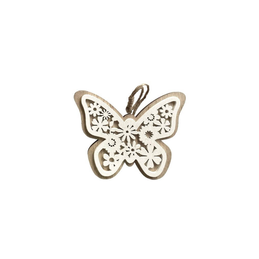 Висяща декорация - цвете, пеперуда