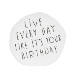 Порцеланова чиния Live every day