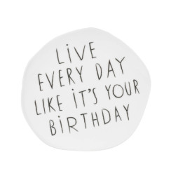 Порцеланова чиния Live every day