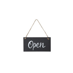 Метална табелка с надпис Open/Closed